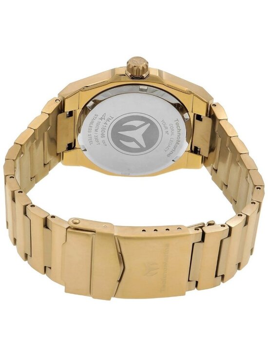 NWT Technomarine Coral Quartz Silver Dial Ladies Watch